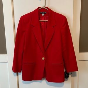 Vintage Savannah Red Wool Blazer